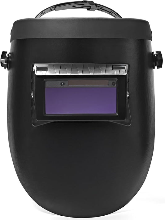 Auto Darkening Welding Helmet - Flip Up Lens, Lightweight, Shade #4/9-13 (Black)