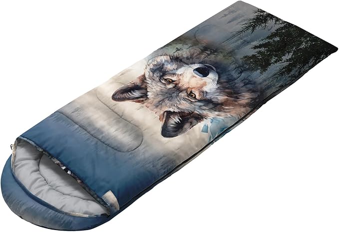 Sleeping Bags for Adults and Kids Backpacking Camping Sleeping Bags for Girls and Boys Lightweight Waterproof Cold/Warm Sleeping Bag for Season Camping Essentials Outdoor Travel with Compression Bags