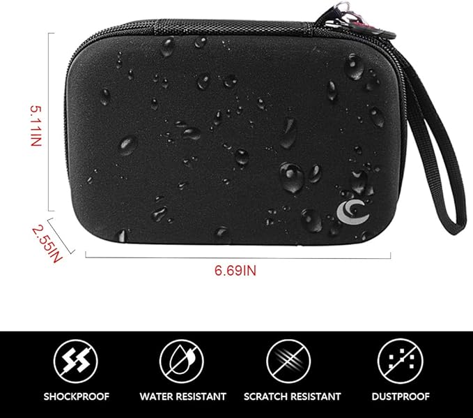 Comecase Hard Battery Organizer Storage Box Carrying Case Bag - Holds 48 Batteries AA [ Not Include Tester and Accessories ]