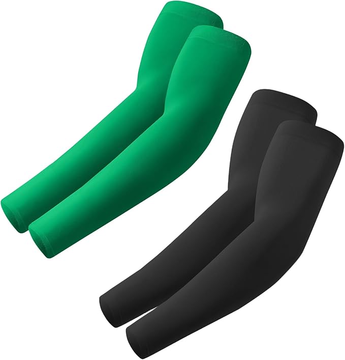 Arm Sleeves, Cooling UV Sun Protection Sports Compression for Men/Women