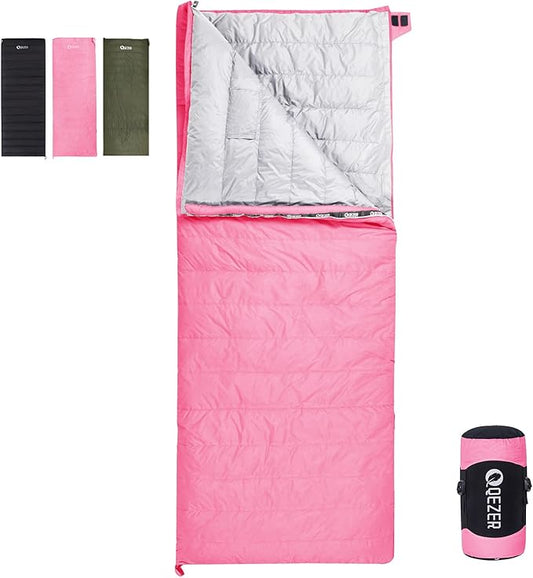 Down Sleeping Bag for Adults, Ultralight Wearable Sleeping Bag for Backpacking, Can Be Used as a Blanket or Mat