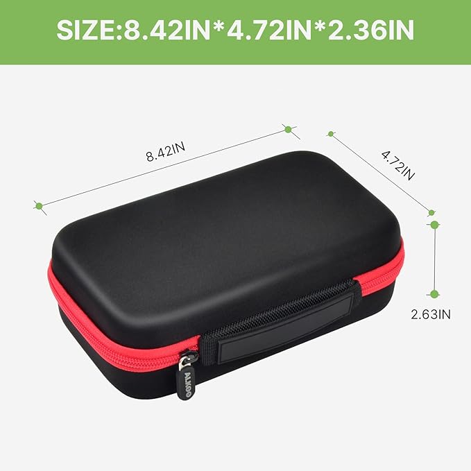 Battery Organizer Storage Holder Case Box for 69+ Batteries AA AAA C Cell 9V 3V Lithium - No Tester Included (Red)