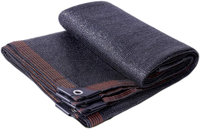 winemana 70% Black Shade Cloth, 12 x 10 FT Durable Mesh Tarp with Grommets, Resistant Garden Sun Shade Netting with Taped Edge for Plant Cover, Greenhouse, Patio, Tomatoes, Chicken Coop, Barn Kennel