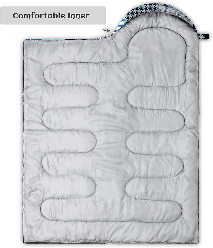 Sleeping Bags for Adults Youth Kids,3D Printing Camping Sleeping Bag for Girls Boys Lightweight Waterproof Cold/Warm Weather Sleeping Bag for 3 Seasons