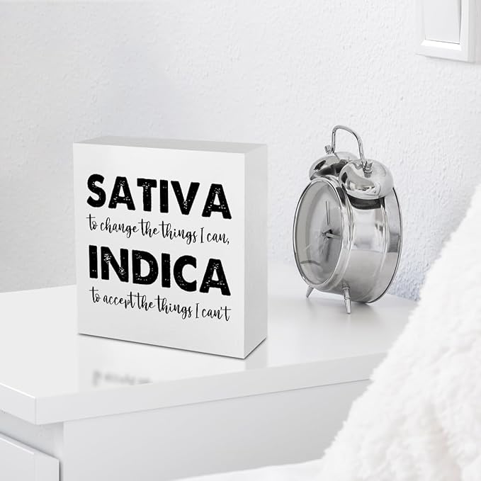 Inspirational Quotes Office Supplies Rustic Desk Decor Motivational White Wooden Box Sign Positive Affirmation Farmhouse Wood Plaque Cubicle Accessories Home Shelf Table Tiered Tray Counter Decoration