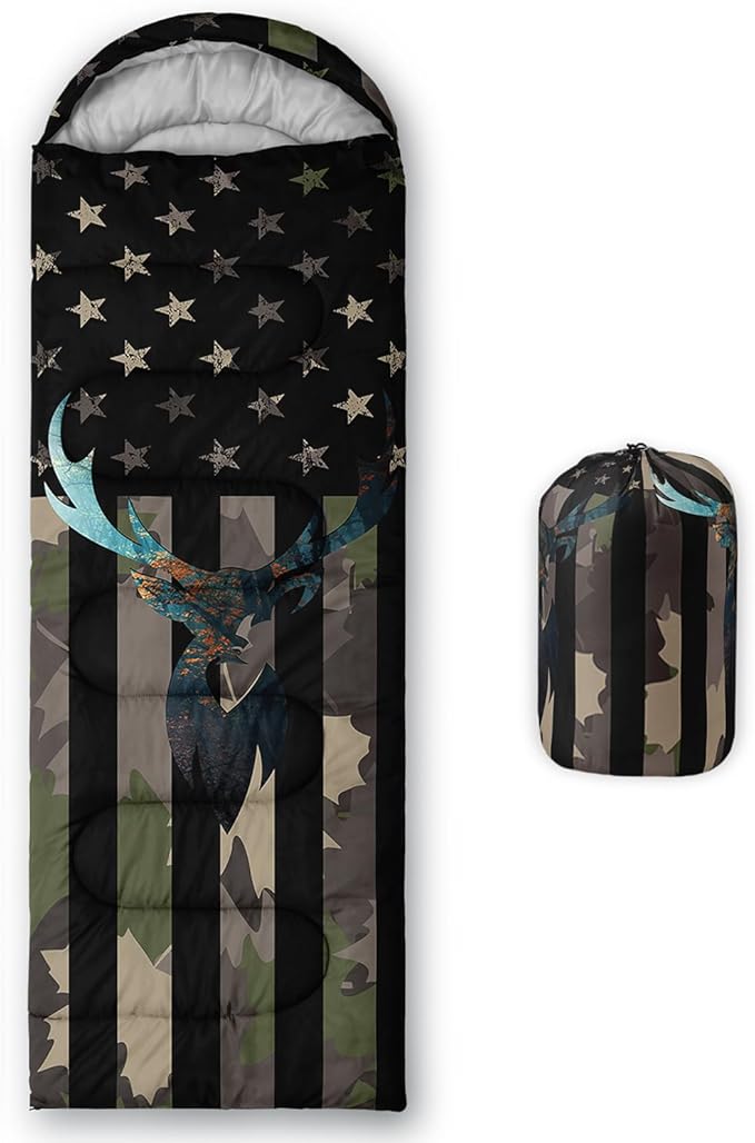 CVHOUSE Camping Sleeping Bags,3 Season Warm & Cool Weather,Lightweight,Waterproof Sleeping Bags for Adults & Kids,Traveling,and Outdoors,Camping Gear Equipment