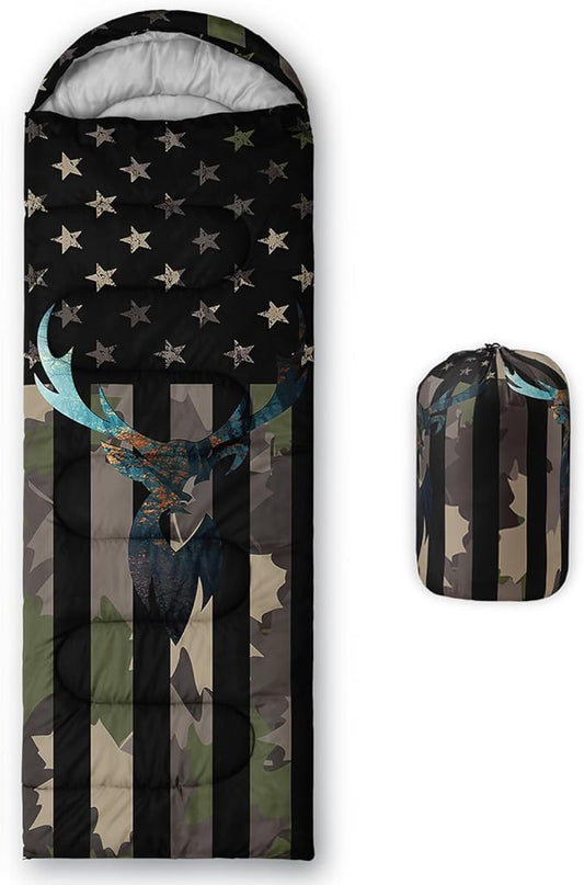 CVHOUSE Camping Sleeping Bags,3 Season Warm & Cool Weather,Lightweight,Waterproof Sleeping Bags for Adults & Kids,Traveling,and Outdoors,Camping Gear Equipment