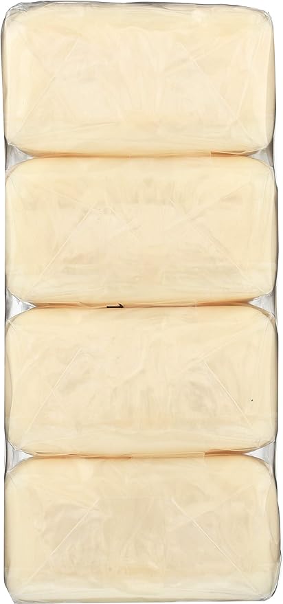 A LA MAISON Hypoallergenic Unscented Bar Soap - Triple French Milled Natural Moisturizing Hand Soap Bar (4 Bars of Soap, 3.5 oz)
