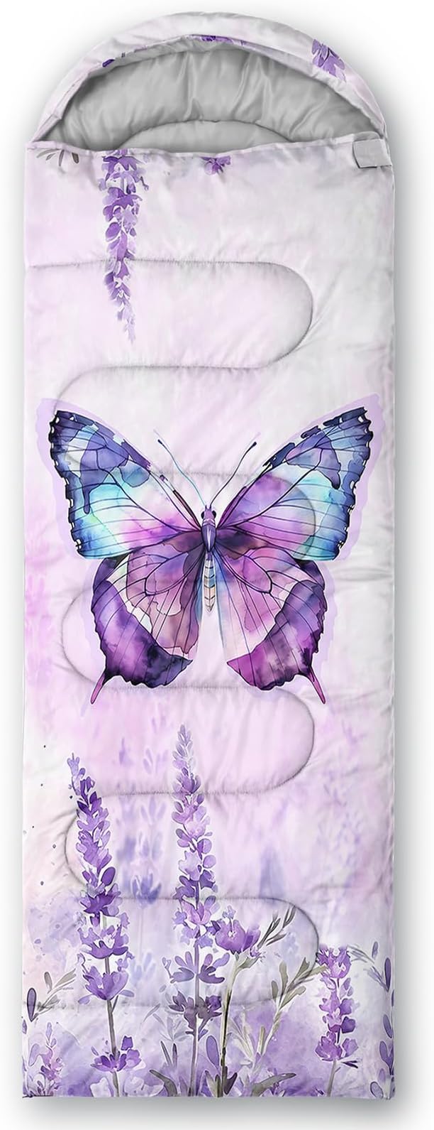 HOSIMA Dear Hunting Pattern Cold Weather Sleeping Bags for Adults,Black Light Weight Sleeping Bags for Kids Adults,WaterProof Sleeping Bags for Outdoors Hiking.