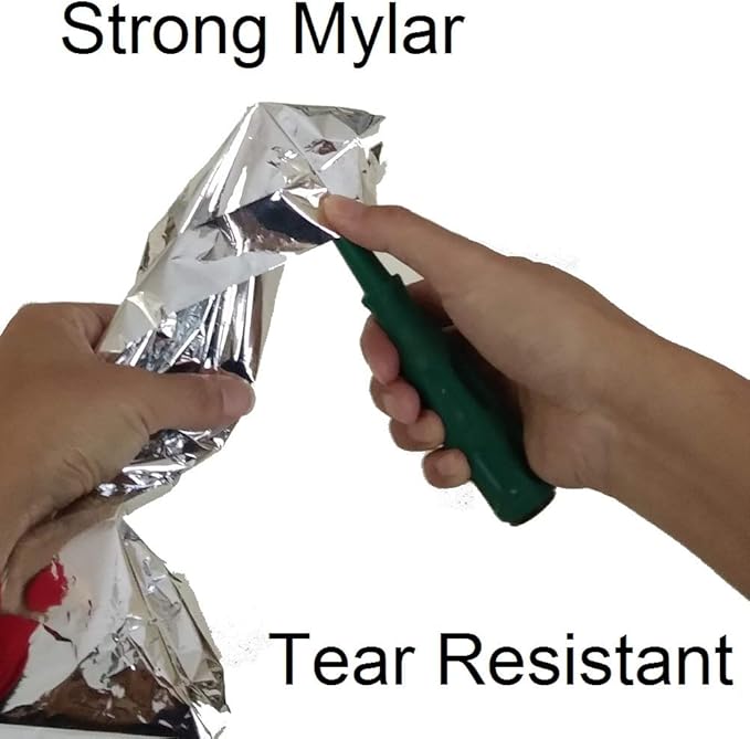 Emergency Bivy Sack Bivy Bag - Emergency Sleeping Bags 4 Pack Mylar Survival Sleeping Bag Emergency Bivvy Sack Waterproof Lightweight Foil Military Patriot Compact Gear Blanket Thermal Escape Camping