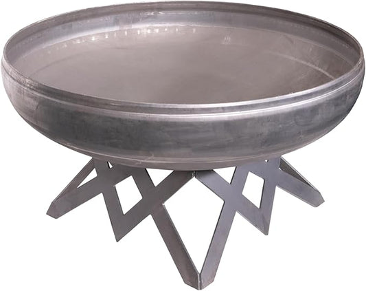 Liberty Fire Pit – Ohio Flame Wood Burning Outdoor Fire Pit - 42" Diameter with Angled Base (Made in USA)