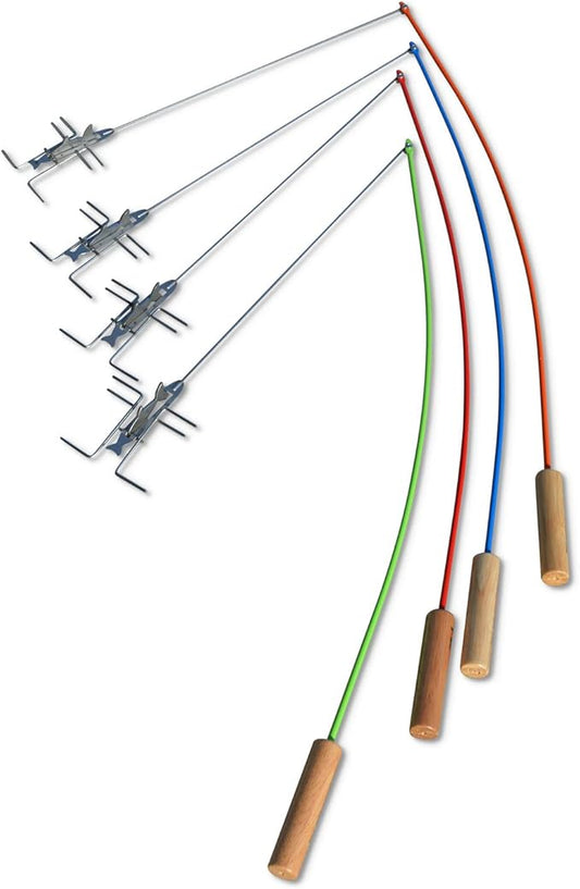 Campfire Roasting Sticks – Smore Sticks & Hot Dog Skewers for Fire Pit Cooking – Camping Essentials & Must Haves Campfire Accessories for Family Fun Outdoors