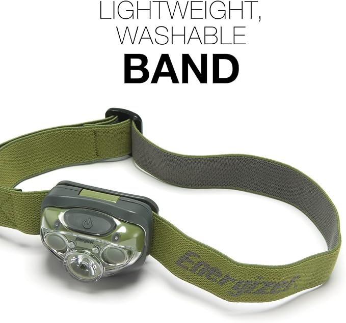 Energizer LED Headlamp Pro260, Rugged IPX4 Water Resistant Head Light, Ultra Bright Headlamps for Running, Camping, Outdoor, Storm Power Outage (Batteries Included)