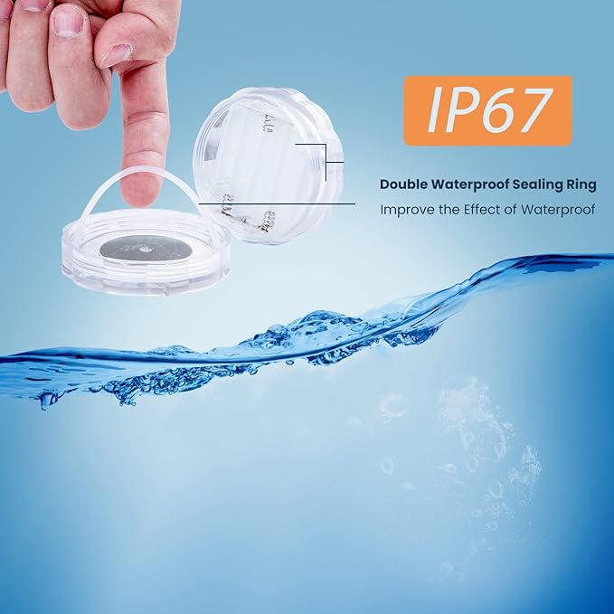 Boat Lights Wireless Battery Operated, Waterproof Marine Led Light for Deck Courtesy Interior Lights, Fishing Kayak Duck Jon Bass Boat, RGB Multi Color Remote Controlled, 4pcs