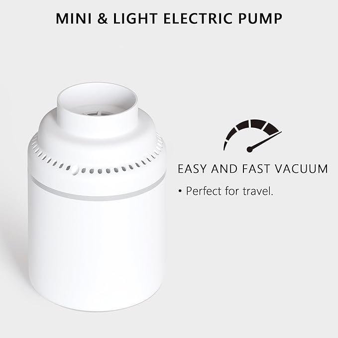 SUOCO 10 Jumbo XXL Vacuum Storage Bags with Electric Pump, Space Saver Bags, Compression Airtight Sealer Bags for Travel, Clothes, Pillows, Comforters, Blankets