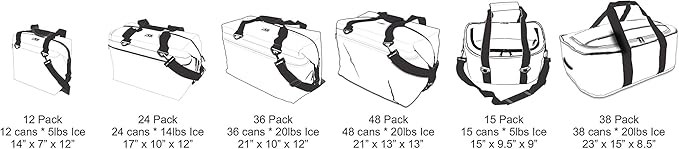 AO Coolers Original Soft-Sided Cooler Bag, Leak-Proof, Insulated, Lightweight