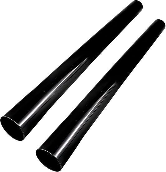 Vacuum Extension Tubes, 1.25 Inch Diameter, 14.76 Inch Length - Black | Compatible with 1-1/4 Inch Hose Wet/Dry Vacuum Cleaners | Versatile Tool (Black, 2 P 14.76 ")