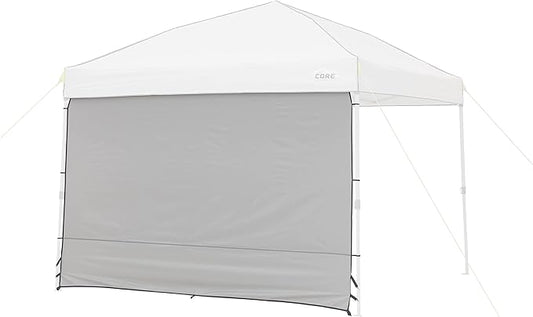 CORE Removable Sun Wall for Straight Leg Canopy Gazebo, Accessory Only, 10 ft x 10 ft