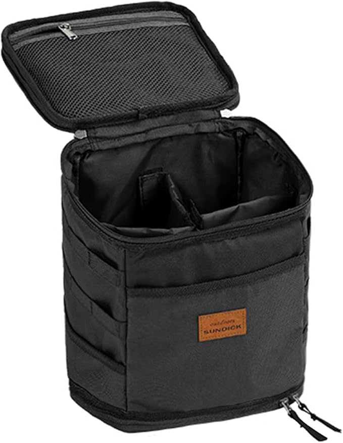 Outdoor Camping Tank Storage Bag Large Capacity Tool Bag Picnic Cookware Utensils Organizer for Women Men Tableware Storage Bag