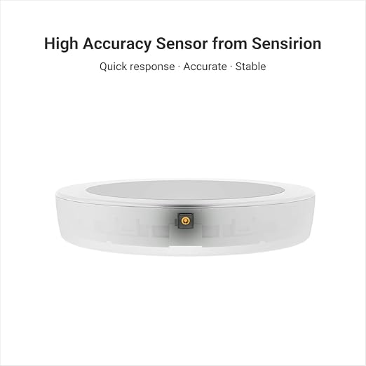 Qingping Digital Bluetooth Thermometer Hygrometer, Accurate Temperature Humidity Monitor, Indoor Smart Temperature Sensor and Humidity Gauge with E Ink Display, 30-Day Free Data Storage for Home