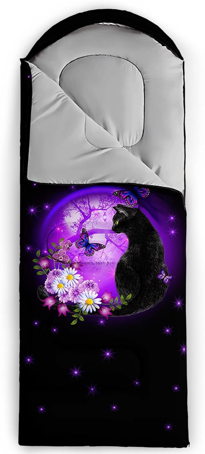 Axolotl Unicorn Sleeping Bag for Kids Boys Girls–Lightweight Warm Cold Weather Sleeping Bags,Waterproof Portable Sleeping Bag with Compression Sack for Camping Backpacking Outdoor Indoor