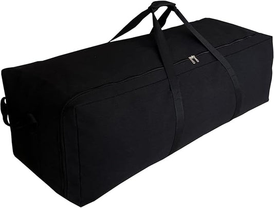 Extra Large Canvas Travel Duffle Bag, Camping, Storage