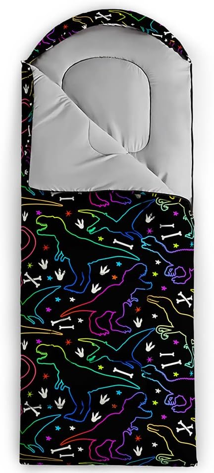 QOOMO Camping Sleeping Bags,3 Season Warm & Cool Weather,Lightweight,Waterproof Sleeping Bags for Adults & Kids,Traveling,and Outdoors,Camping Gear Equipment