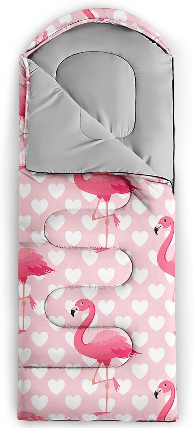 Camping Sleeping Bags Warm & Cool Weather Waterproof Backpacking Sleeping Bag All Seasons Camping, for Adult Kids Boy Girls Camping Gear Equipment, Traveling