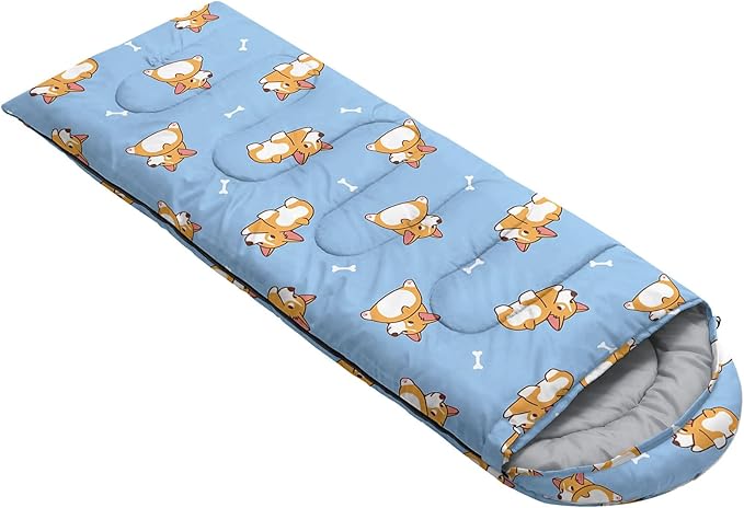 Kids Sleeping Bag for Boys Girls,3D Basketball Print-Lightweight Warm Portable Outdoor Indoor-Waterproof Cold Weather Resistant Sleeping Bag for Camping Hiking