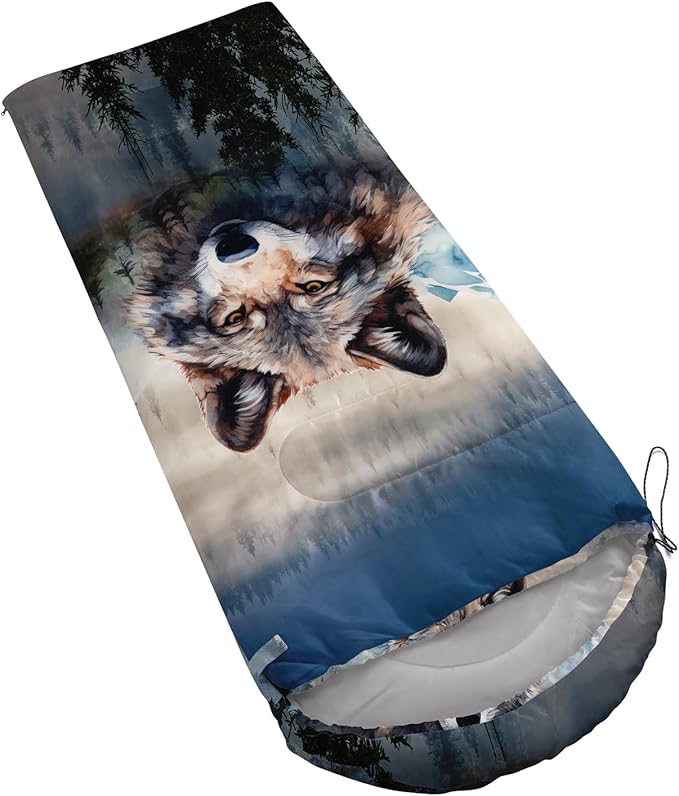 Sleeping Bags for Adults and Kids Backpacking Camping Sleeping Bags for Girls and Boys Lightweight Waterproof Cold/Warm Sleeping Bag for Season Camping Essentials Outdoor Travel with Compression Bags