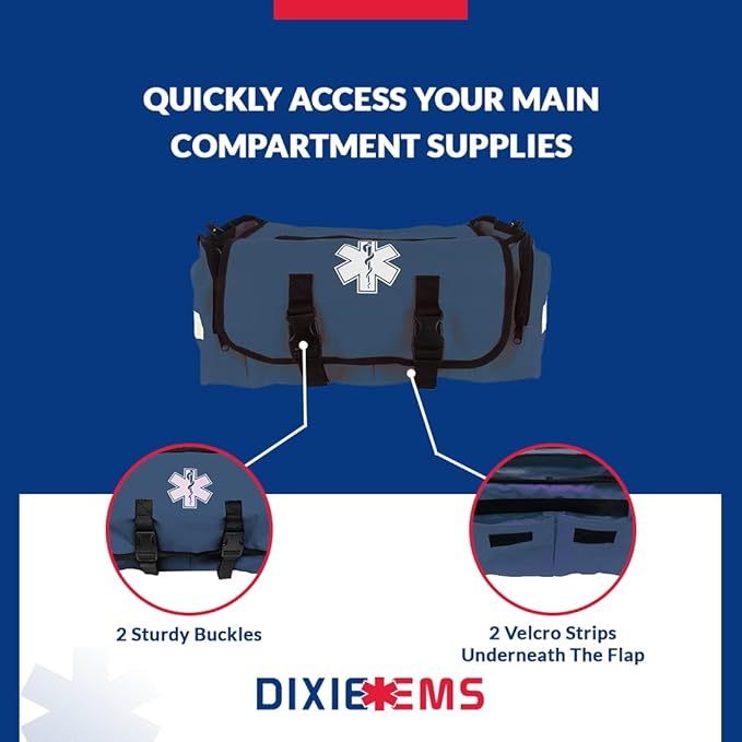 Dixigear First Responder On Call Trauma Bag W/Reflectors - Navy