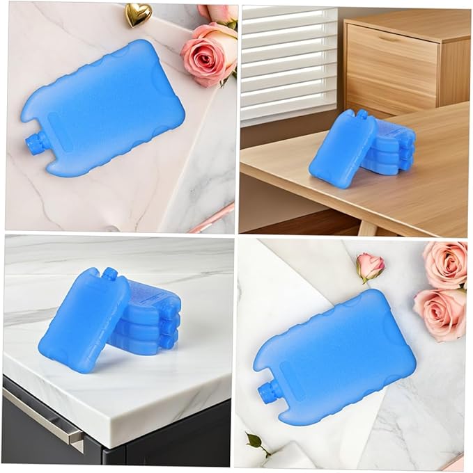 Homoyoyo Temperature Reduction Air Cooler Ice Crystal Box Pack Reusable Cold Packs for Office Home Travel