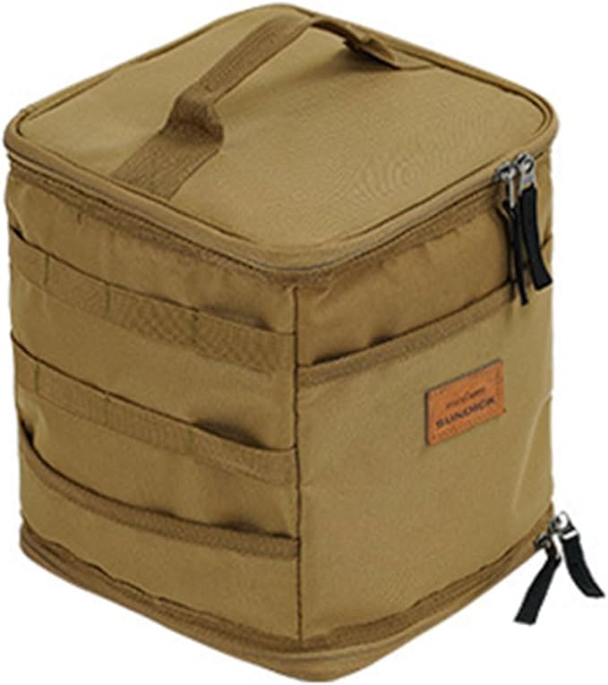 Outdoor Camping Tank Storage Bag Large Capacity Tool Bag Picnic Cookware Utensils Organizer for Women Men Tableware Storage Bag