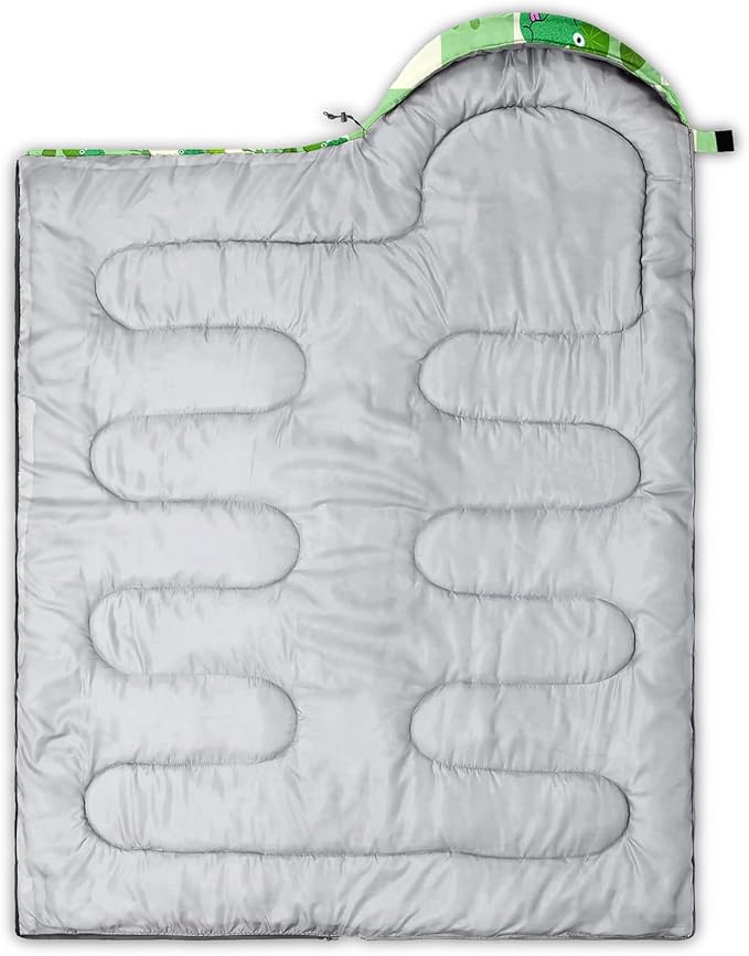 AILONEN Pink Lovely Rabbit Sleeping Bag for Girls Kids Adults,Warm and Cool Weather,Lightweight,Waterproof Backpacking,Cartoon Flowers Printed Bunny Sleeping Bag for Camping