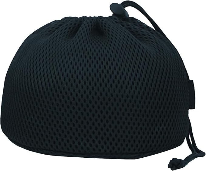 Black Nylon Mesh Bag Travel Stuff Sacks Drawstring Bag Outdoor Pots Storage Bag Camping Tableware Organizers Storage