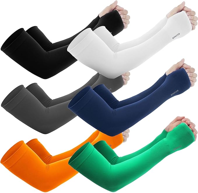 GOUNOD Gardening Sleeves to Cover Arms for Women with Thumb Holes-Sun Protection SPF Cooling Driving UV Blocking