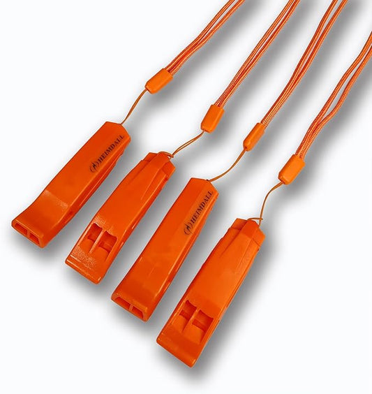 HEIMDALL Emergency Whistle with Lanyard for Safety Boating Camping Hiking Hunting Survival Rescue Signaling