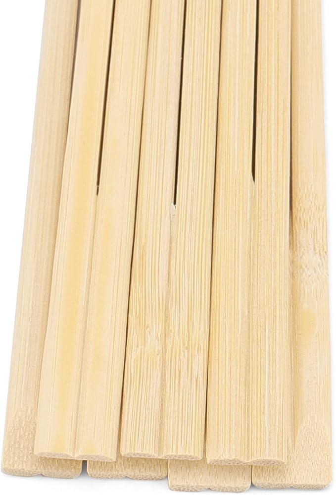 MANCHAP 500 Pairs 8 Inch Disposable Chopsticks, 20cm Bamboo Chopsticks Bulk, Chinese Wood Chop Sticks for Eating, Catering, Takeaway
