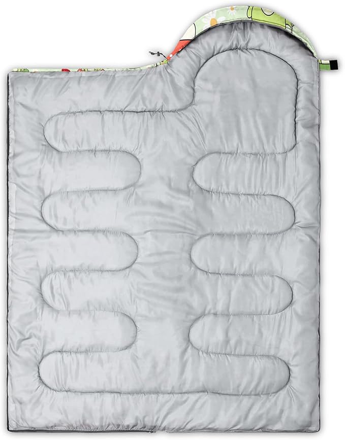 AILONEN Outer Space Astronaut Camping Sleeping Bags,Lightweight & Waterproof,3 Season Warm & Cool Weather,Cartoon Sleeping Bags for Kids,Boys Girls Travelling,Outdoors