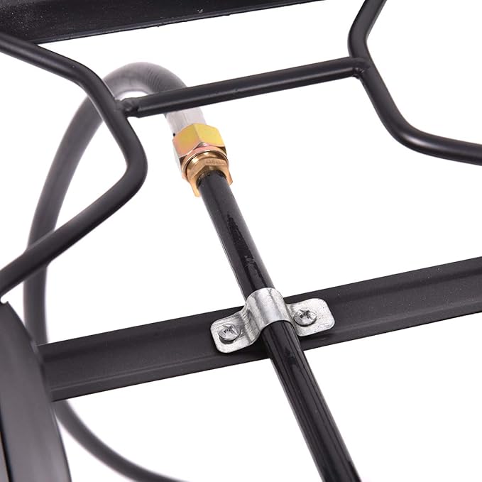 Happygrill Camping Stove Outdoor, High Pressure 2 Burner Propane Gas Camp Stove w/Detachable Legs, 150,000-BTU Output, 0-20 PSI Regulator, Portable Camping Burner Picnic Cookout