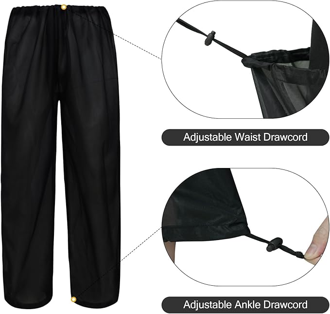 Mosquito Net Suit Camo Hunting Mesh Suit Bug Net Clothing with Hood for Outdoor Protection No-See-Ums Garden Camping