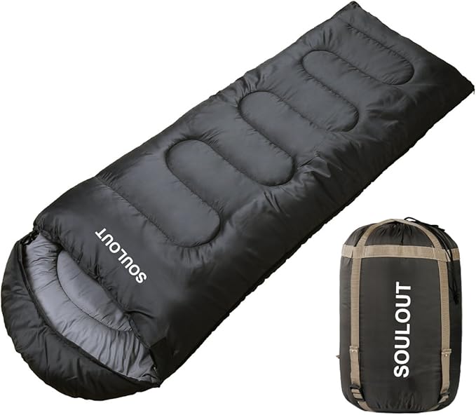 Sleeping Bag,3-4 Seasons Warm Cold Weather Lightweight, Portable, Waterproof Compression Sack Adults & Kids - Indoor & Outdoor Activities: Traveling, Camping, Backpacking, Hiking