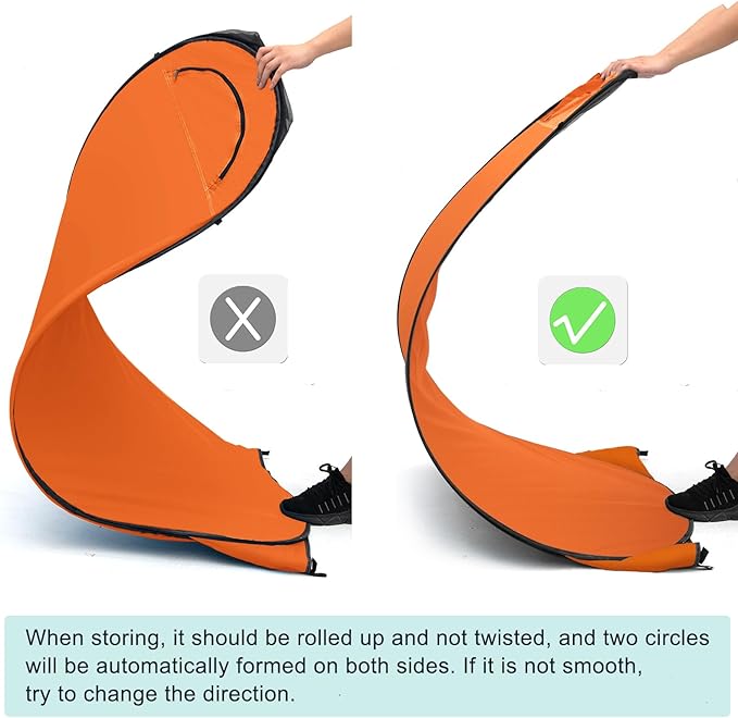 BRIAN & DANY Pop Up Shower Tent, Portable Privacy Camping Changing Tent, Camp Toilet Bathroom Pod with Rain Shelter & Windows, UPF 50+ & Waterproof, 47.2" x 47.2" x 74.8"