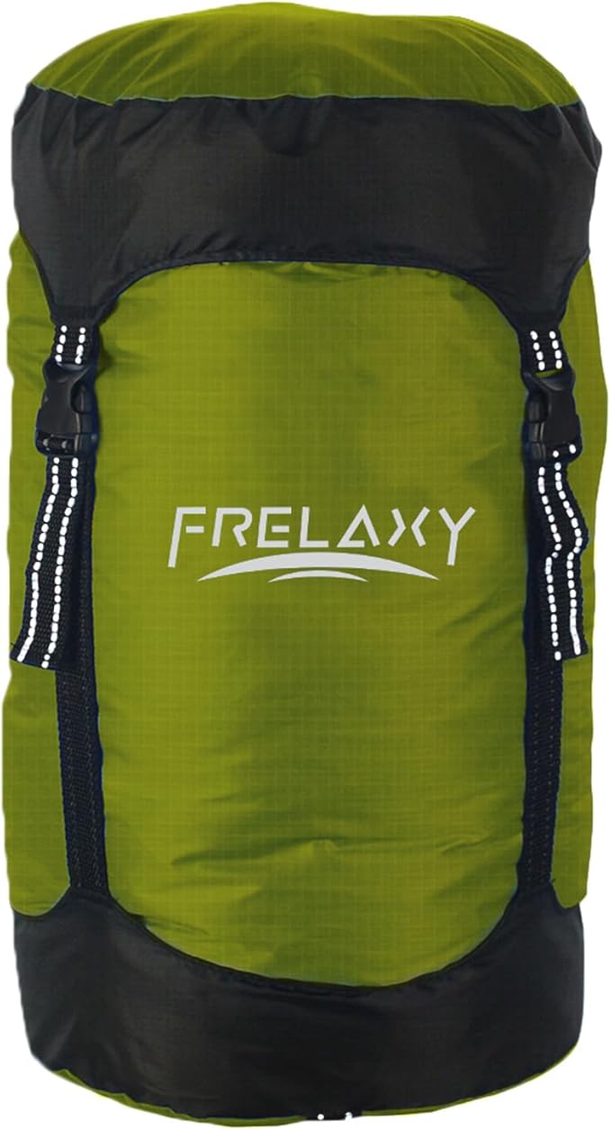 Frelaxy Compression Sack, 40% More Storage! 11L/18L/30L/45L/52L Compression Stuff Sack, Water-Resistant & Ultralight Sleeping Bag Stuff Sack - Space Saving Gear for Camping, Hiking
