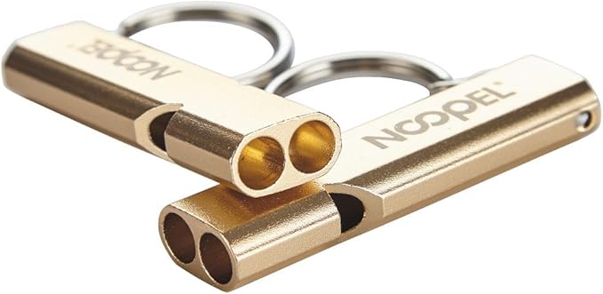 Noopel Emergency Whistles Lifeguard Safety Whistle with Lanyard and Keychain for Outdoor Camping Hiking Boating Backpacking Fishing Kayak Kids Rescue Signaling Loud Survival Whistle