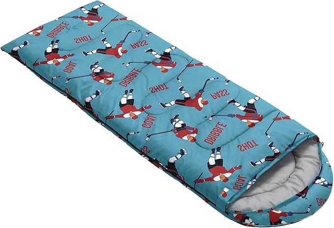 QOOMO Camping Sleeping Bags,3 Season Warm & Cool Weather,Lightweight,Waterproof Sleeping Bags for Adults & Kids,Traveling,and Outdoors,Camping Gear Equipment