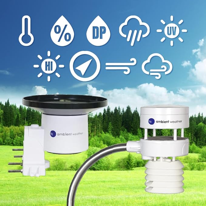 Ambient Weather WS-5000 Ultrasonic Smart Weather Station
