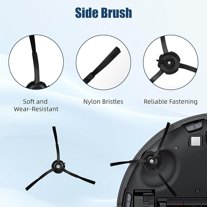 28 Pack Accessories Compatible with Roborock Qrevo S/Qrevo Pro/Qrevo Plus/Qrevo-Maxv Vacuum Robot,Parts Include:Main Brush,Side Brush,Hepa Filter,Mop Cloth,Dust Bag,Cleaning Brush&Screwdrive