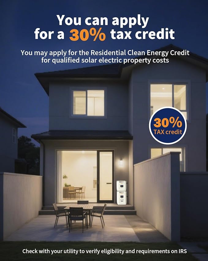 Expansion Battery Alpha 2000X,2048Wh LiFePO4 Extra Battery Pack for Portable Power Station Alpha 2000,15 Units In Parallel,Up To 32kwh Expandable Capacity for Outdoor RV Camping and Home Emergency