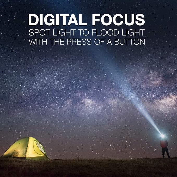 Energizer LED Headlamp, Bright Headlamp for Outdoors, Camping and Mechanic Work Light, Includes Batteries, Pack of 1, Rust Red